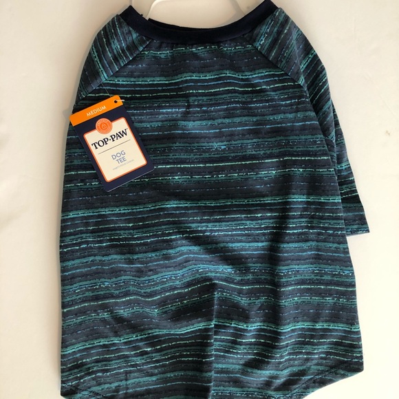 Top Paw striped dog tee, multiple sizes